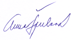 Anna Šperlová podpis