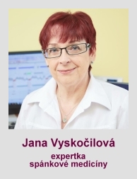 Jana Vyskoilov - expertka na spnkovou medicnu